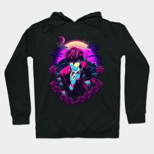 Embrace the Shadows Iconic Personas Anime Tees Await Hoodie